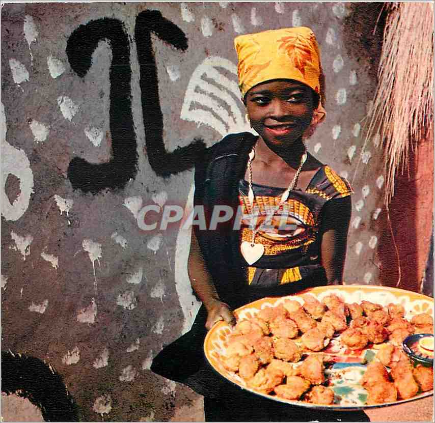 CPM Femme Afrique Antilles