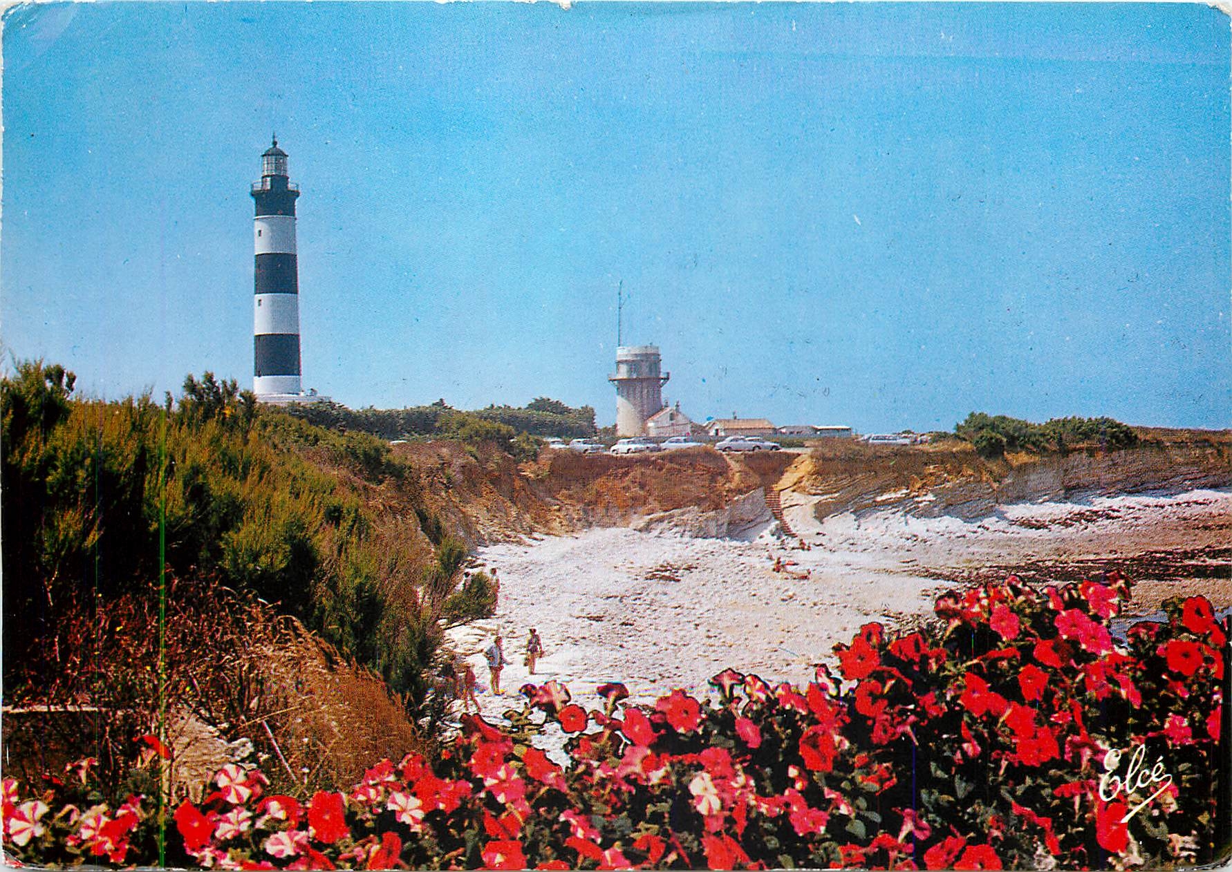 Ile d'Oléron — Le Phare de Chassiron et le Sémaphore — Éditeur Elcée, n° 734