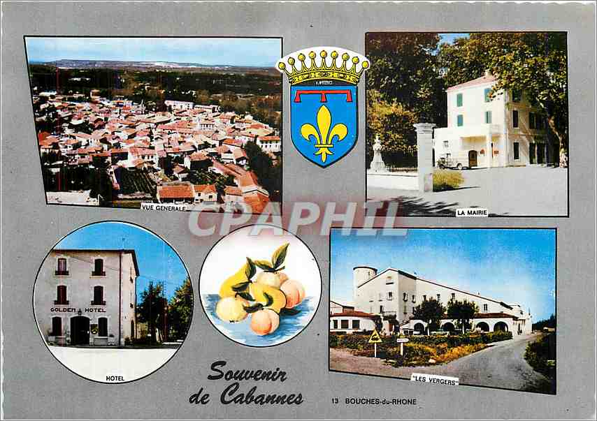 CPM Cabannes (B du Rh) Visiter son marche de fruits renommee mondiale Les vergers La mairie