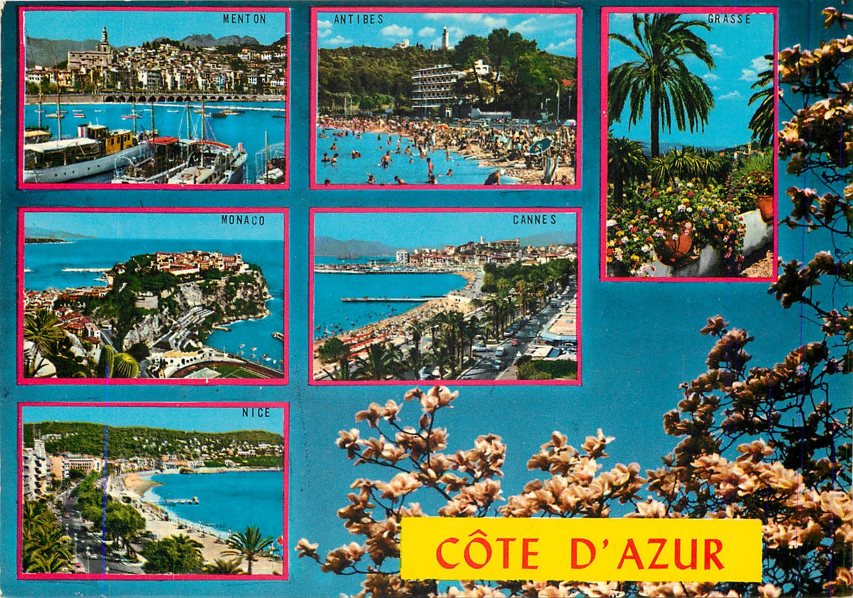 CPM Souvenir de la Cote d'Azur