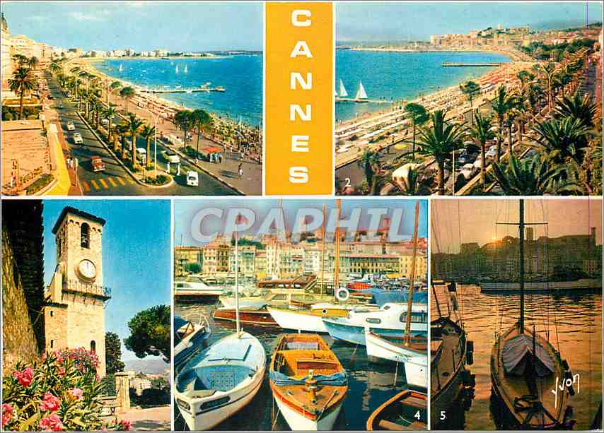 CPM Couleurs et Lumiere de France La Cote d'Azur miracle de la nature Cannes (Alpes Mmes) La croiset