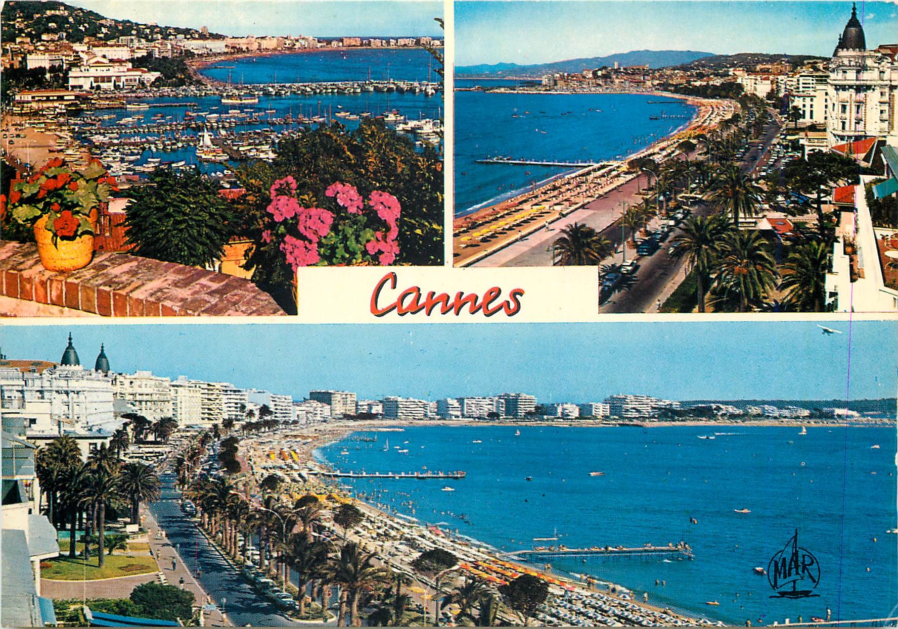 CPM La Cote d'Azur Cannes Le Pot et la Croisette