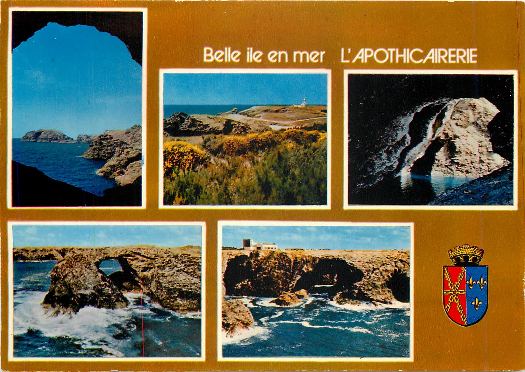 CPM La grotte le phare et le rocher du chine la roche percee la grotte