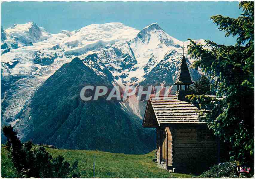 CPM Chamonix Mont Blanc Le Mont Blanc (4807 m) l'Aiguille du Gouter (3835 m) depuis Merlet