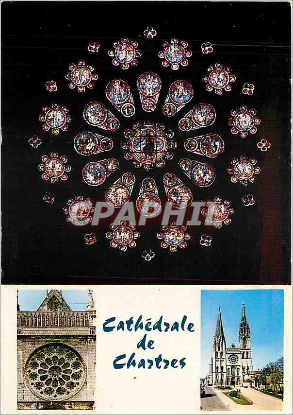 CPM En Beauce Chartres (Eure et Loiret) Rosace de la Cathedrale