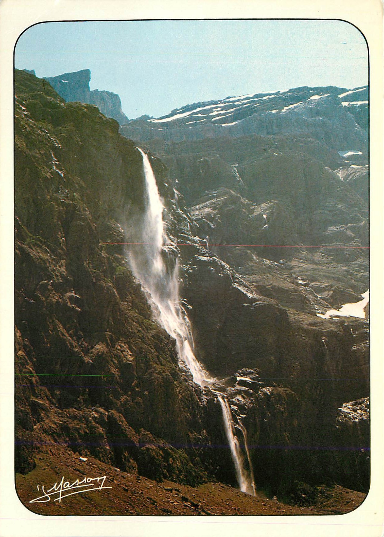 CPM Gavarnie La grande cascade de 422 m de hauteur
