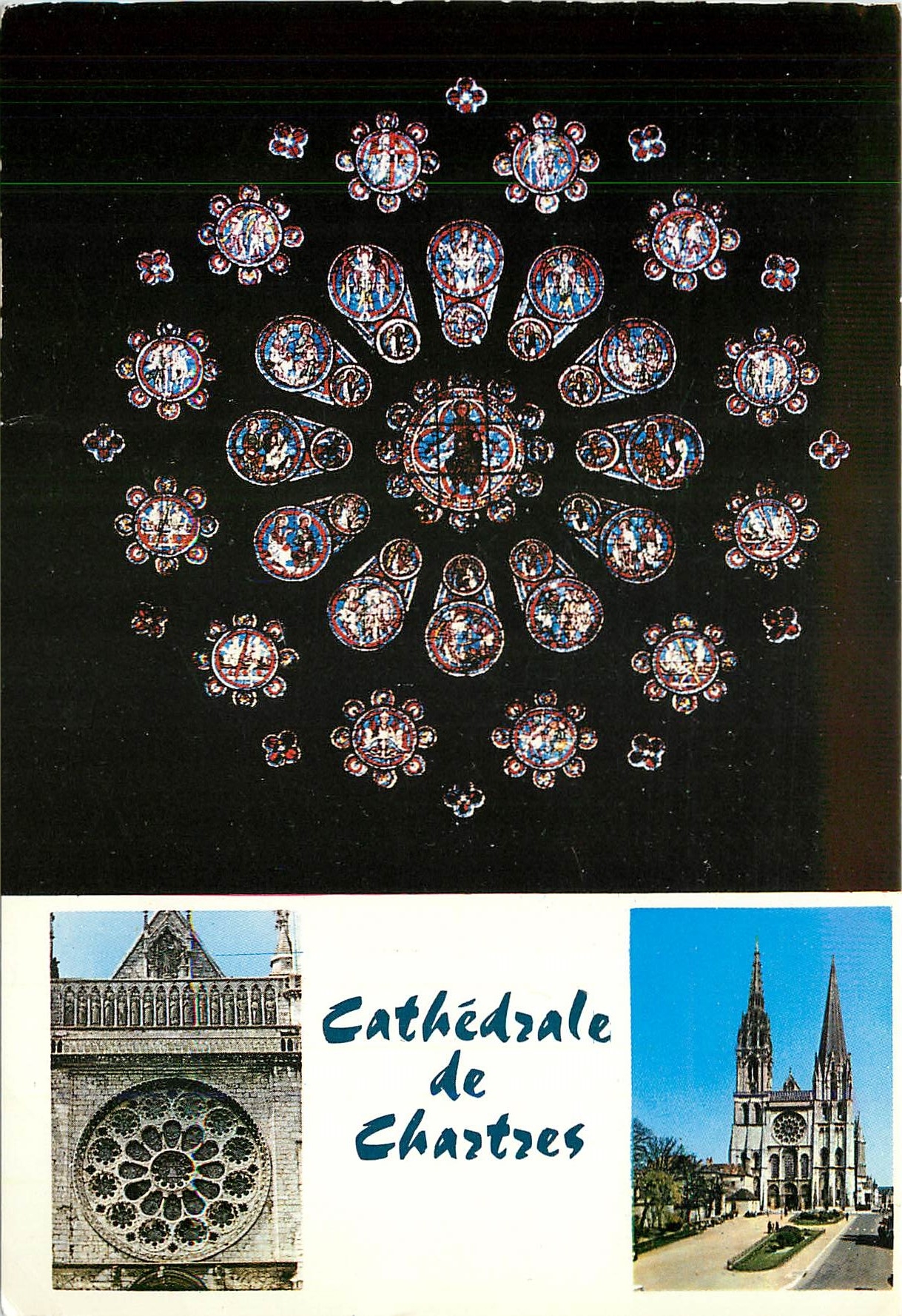 CPM En Beauce Chartres (Eure et Loire) Rosace de la Cathedrale