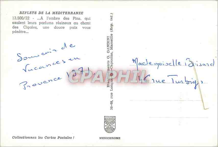 CPM Lou Souleu Cigalle — Rückseite