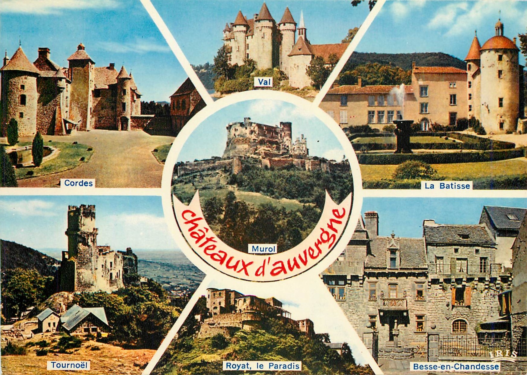 CPM Chateaux d'Auvergne Cordes Val La Batisse Tournoel Royat