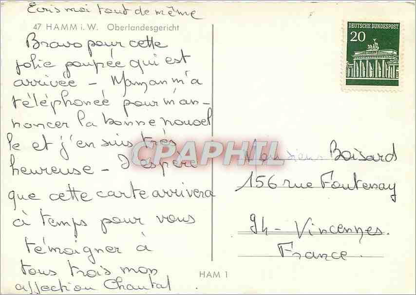 CPM HAMM W Oberlandesgericht — Verso