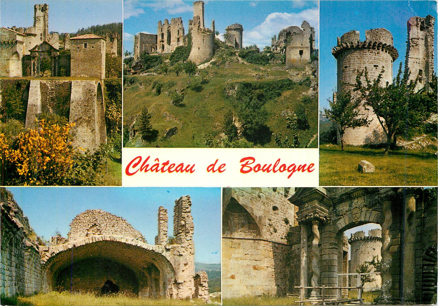 Château de Bouologne — ruines médiévales — Éditions L. Llard, n° A. 69968