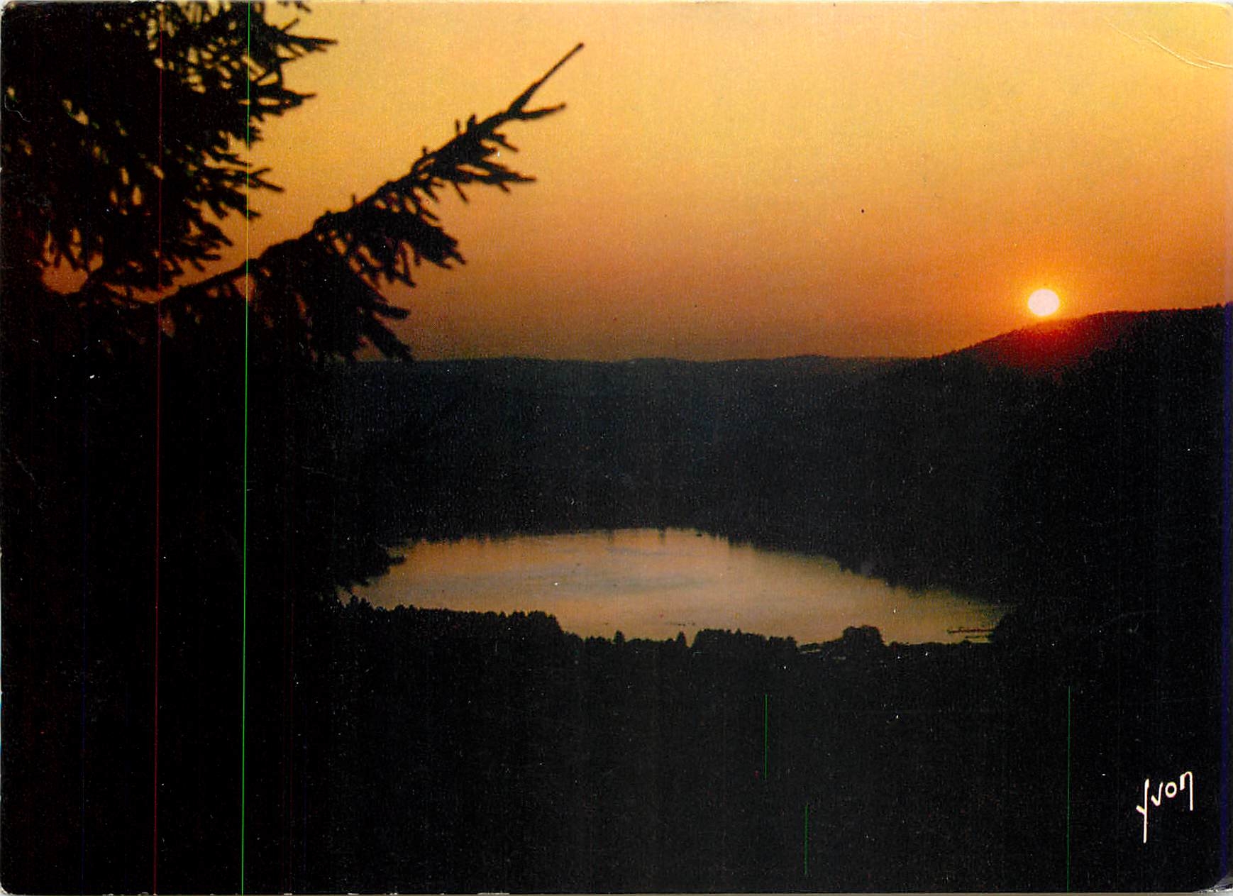 CPM Couleurs et Lumiere de France Coucher de Soleil sur le Lac