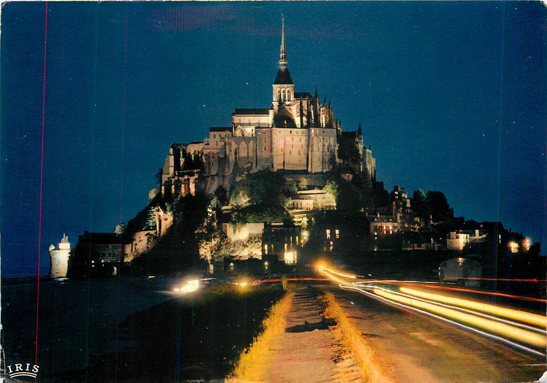 Mont Saint-Michel — vue nocturne — IRIS
