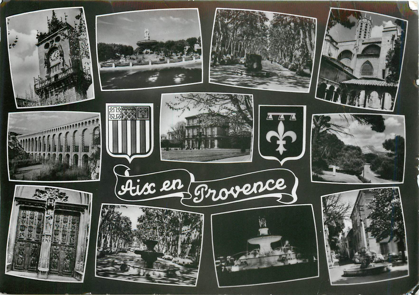 Aix en Provence — vue panoramique — Diffusion Reproduction - Marseille