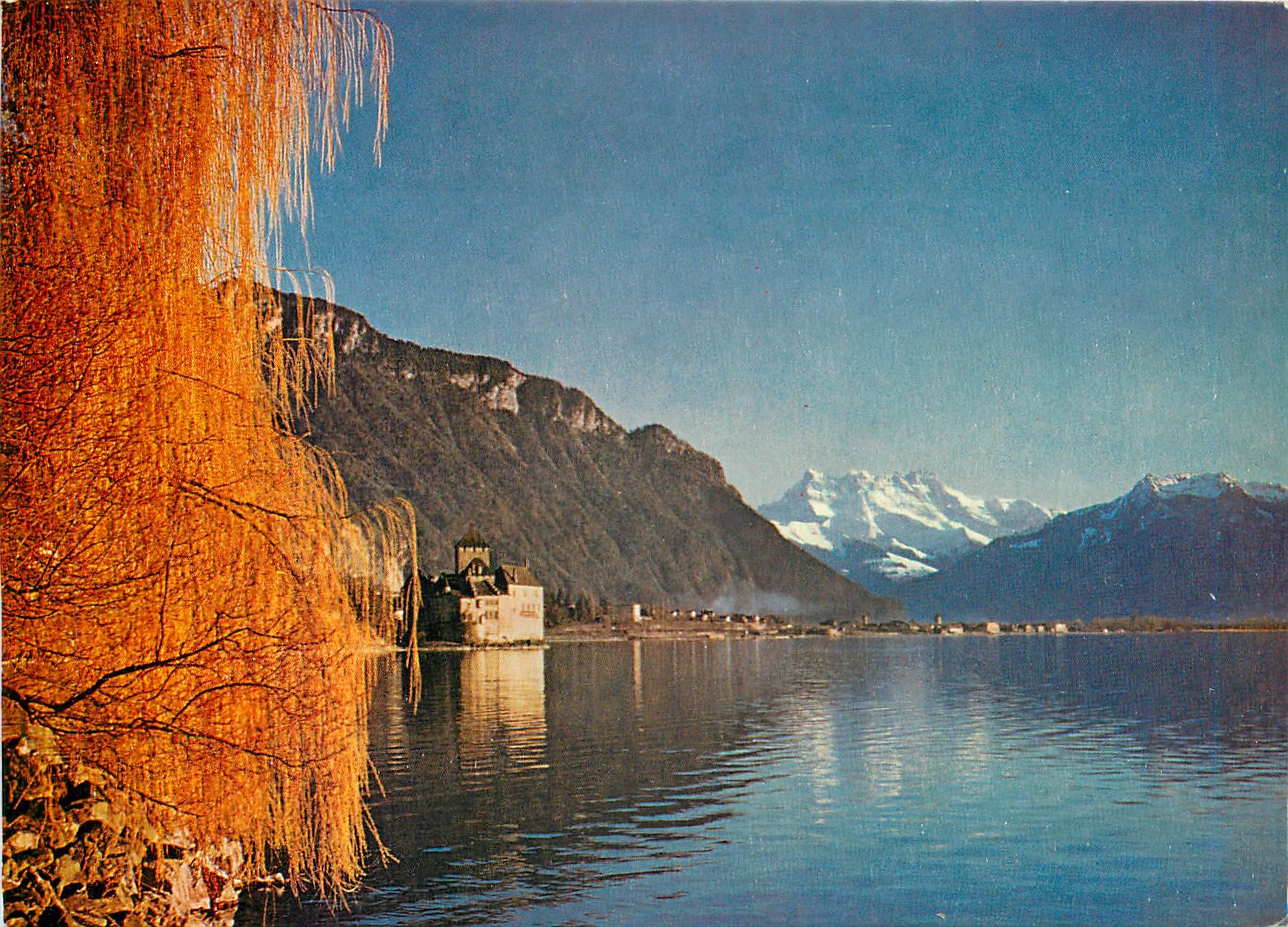 CPM Chateau de Chillon et Dents du Midi