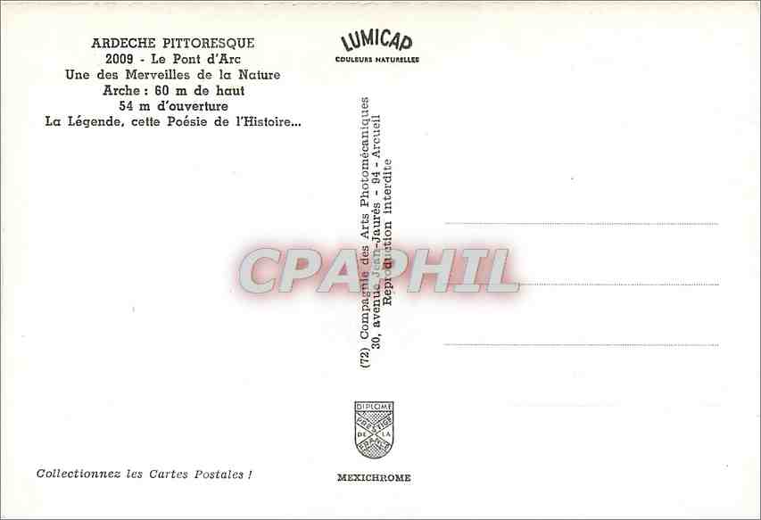 Pont d'Arc — Ardeche pittoresque — Lumicap — Reverso