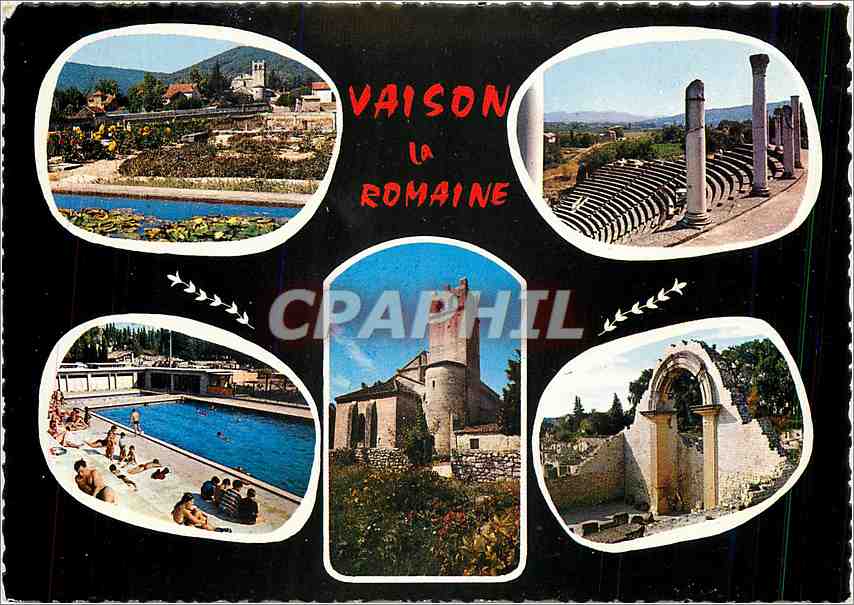 CPM Vaison la Romane (Vaucluse) Les ruines de la cathedrale le Theatre Antique