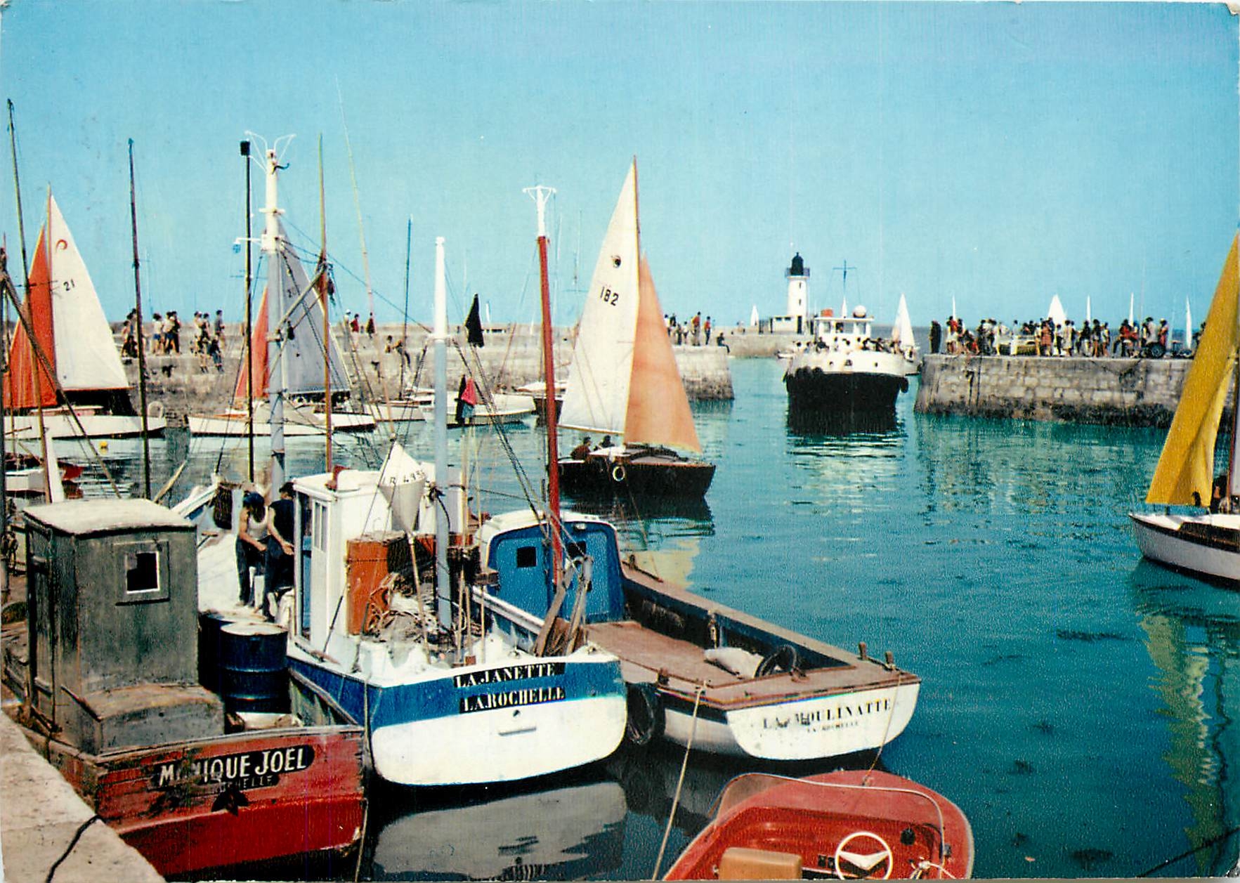 Le Port de La Flotte — Ile de Ré — Éditeur : Artaud Frères, N°54