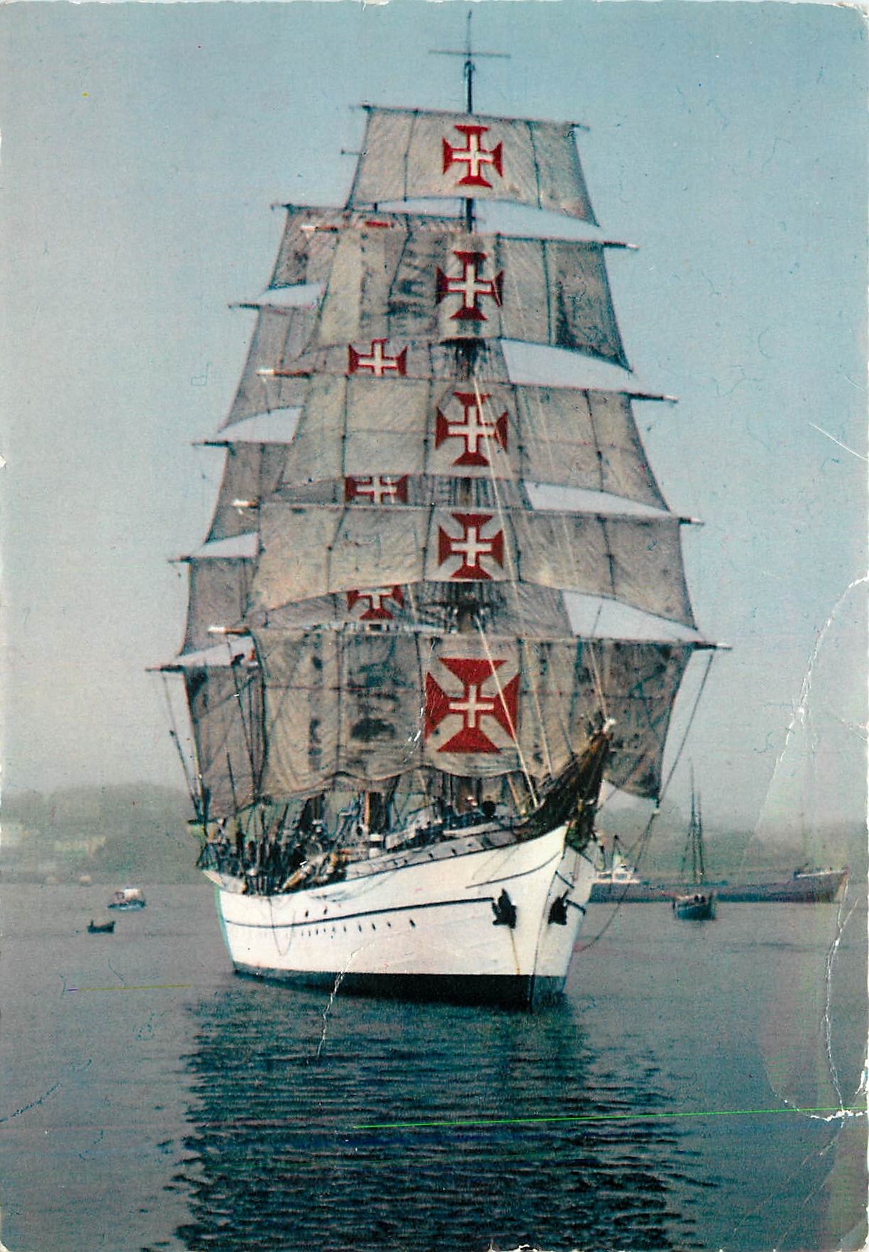 CPM La Bretagne en couleurs Voilier Ecole Sagrece Bateau