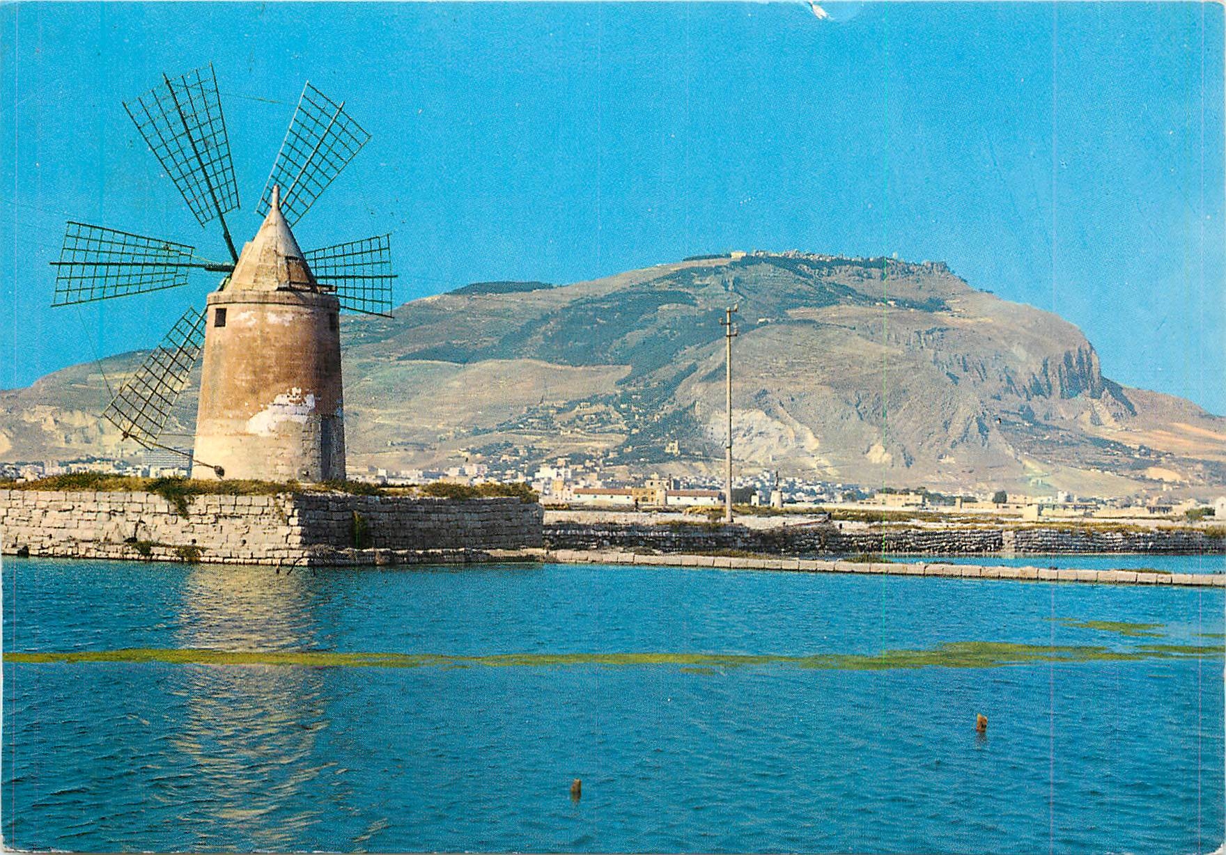 CPM Trapani Moulin a vent et Mont Eryz