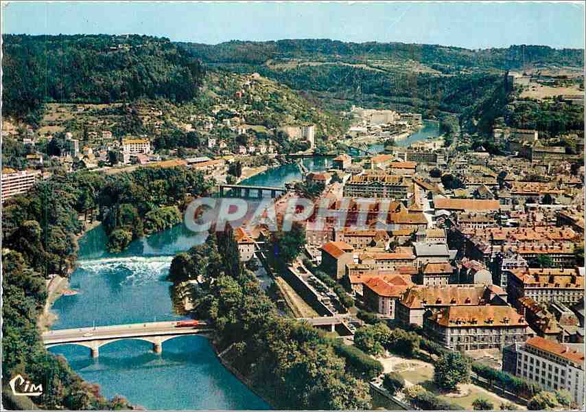 Besançon — Vue générale de la vallée du Doubs — Graph'Phil