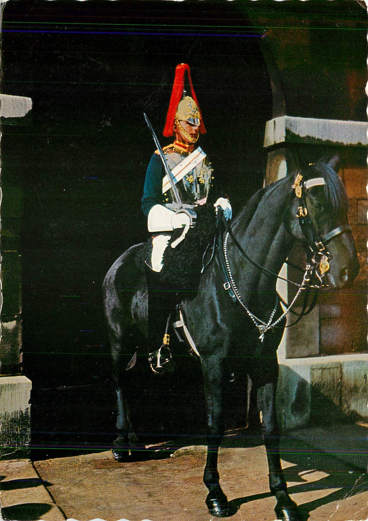 CPM The Mounted Sentry Whitehall London Militaria