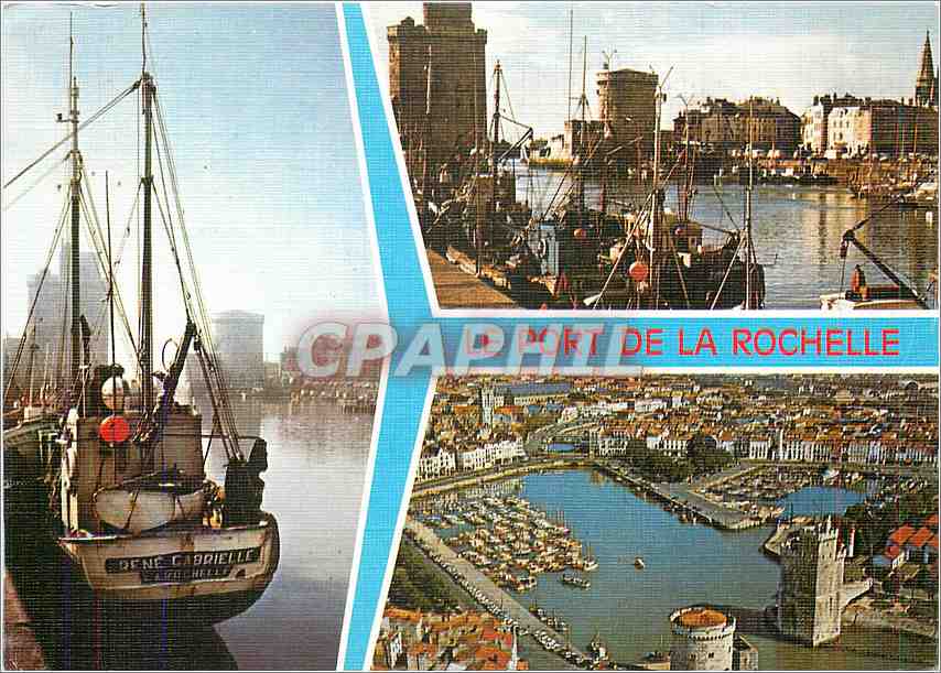 CPM La Rochelle Le Port de la Rochelle avec les Tours St Nicolas et Tour de la Chaine et laTour de l