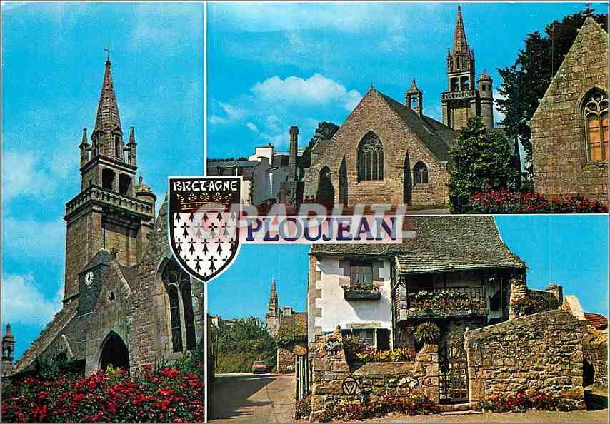 CPM Ploujean (Nord Finistere) cette commune fut rattachee a Morlaix en 1959