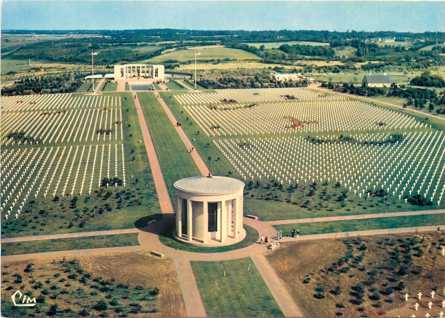 Colleville-sur-Mer — Omaha Beach — Le Cimetière Américain, La Chapelle et le Mémorial — CIMCOLOR