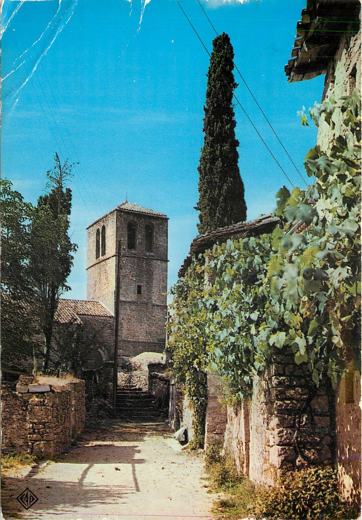 Église de Niegles (XIIe s.) — Ardeche pittoresque — Éditeur EDICAP, n° 2391
