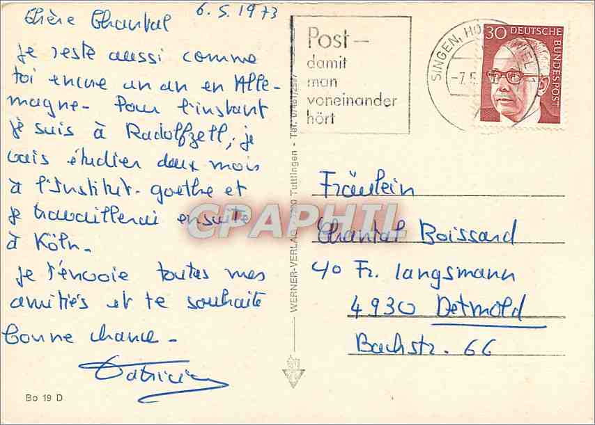 CPM Der Schone Bodensee — Rückseite