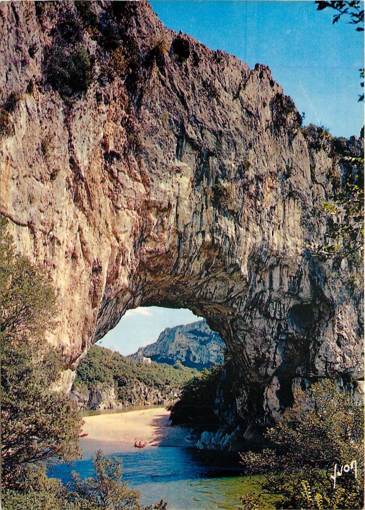 CPM En Ardeche Le Pont d'Arc (Ardeche) Admirable travail de la nature