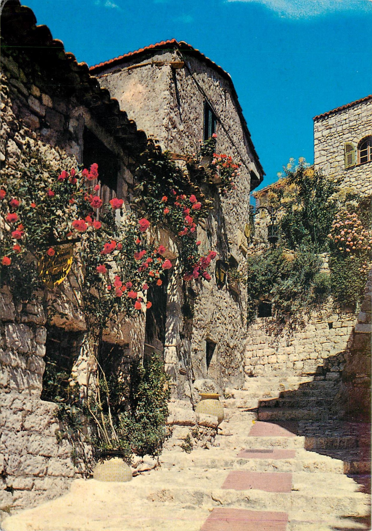 CPM Village de la Cote d'Azur (Eze) Vieille rue pittoresque