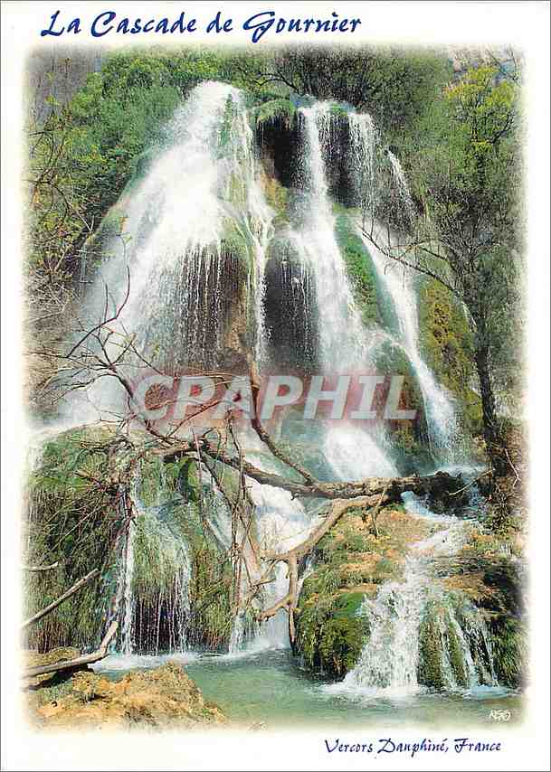 CPM Site des Grottes de Choranche La Cascade de Gournier Pont en Royans