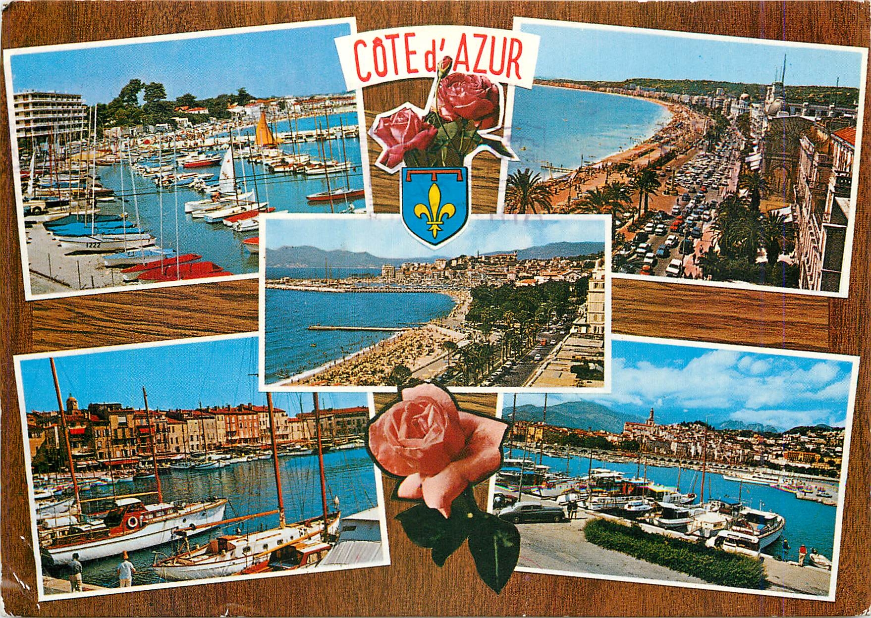CPM Antibes La Cote d'Azur le petit Port de la Salice et la PLage