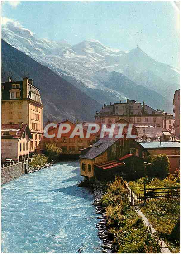 Chamonix - Mont-Blanc — Blick auf die Mont-Blanc-Kette — Editions & La Capital