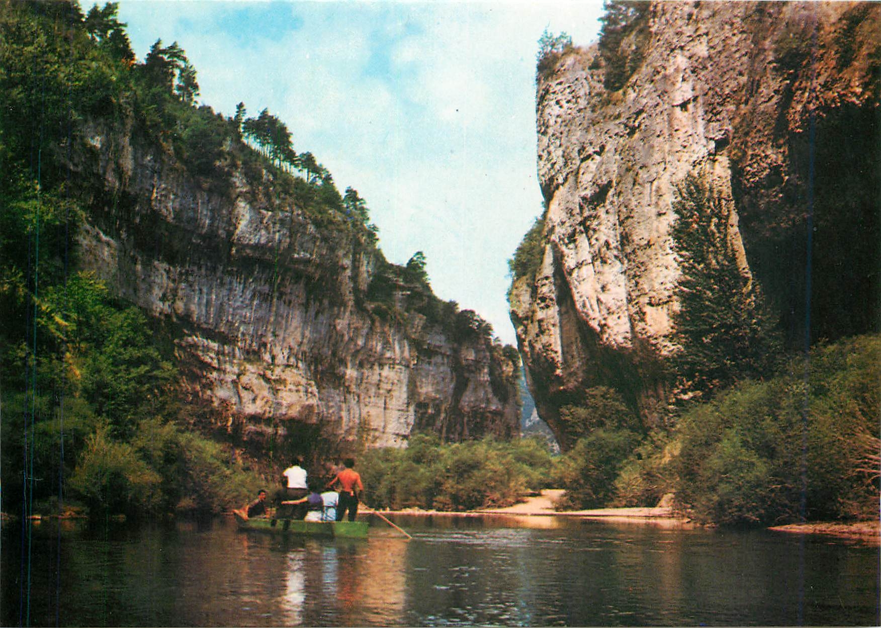 CPM Lozere Gorges du Tarn Les detroits vus en barque