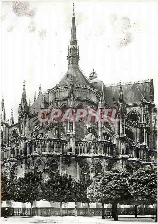CPM Reims (Marne) La Cathedrale N D (XIIIe s) Le chevet