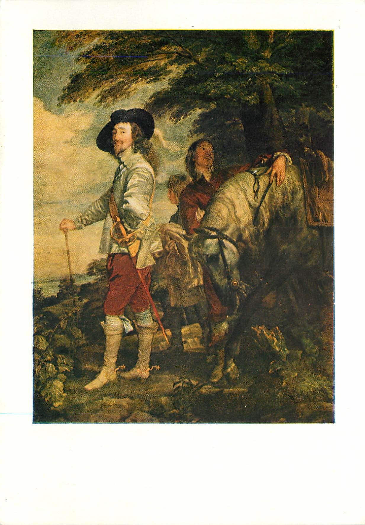 Portrait de Charles Ier d'Angleterre — Anton Van Dyck, 1599-1641 — Musée du Louvre, École Flamande, n°1197