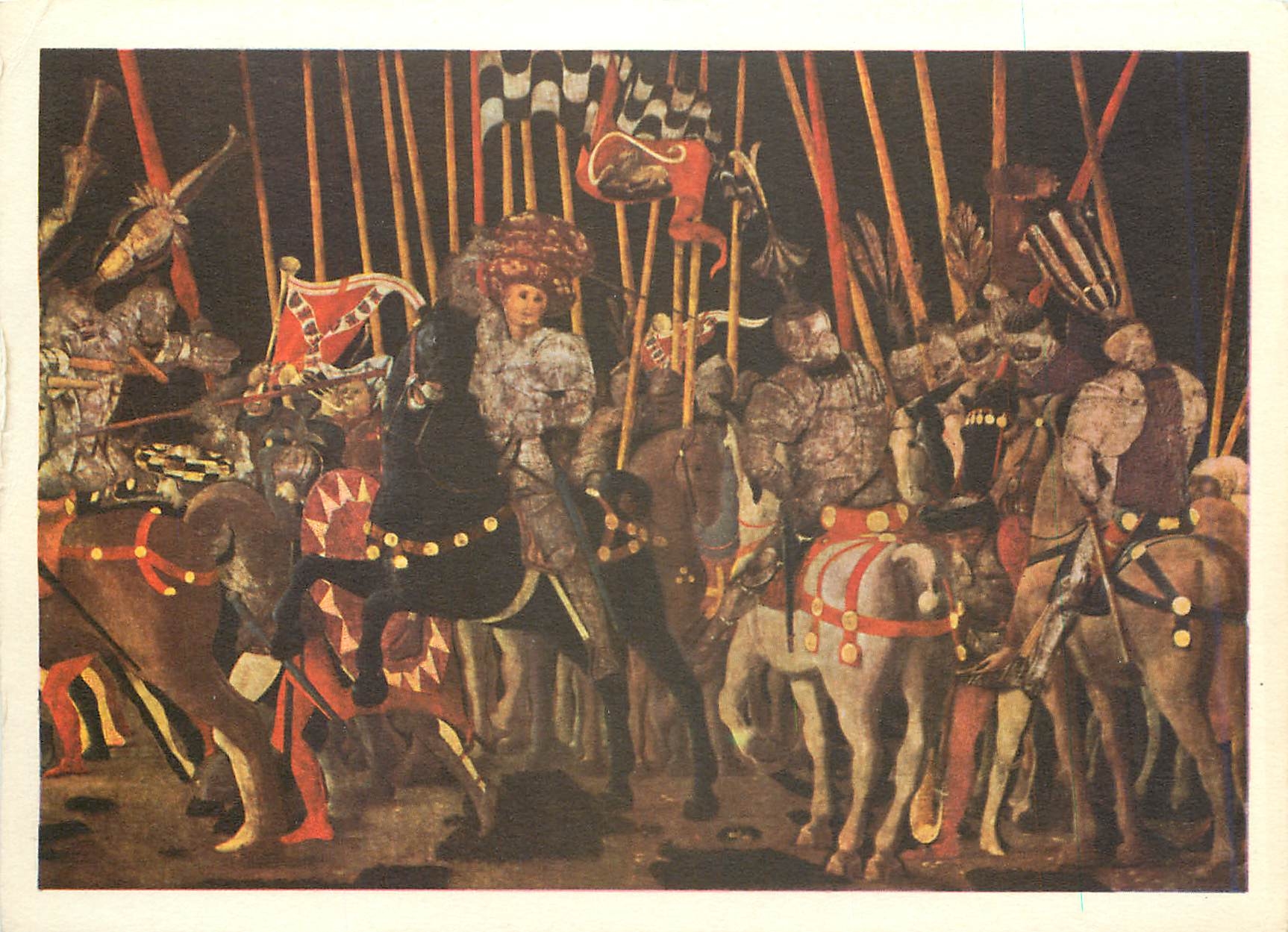 CPM Peiture Italienne XIII XIVe XVe s Paolo du Dono dit Paolo Uccello (Vers 1397 1475) Bataille