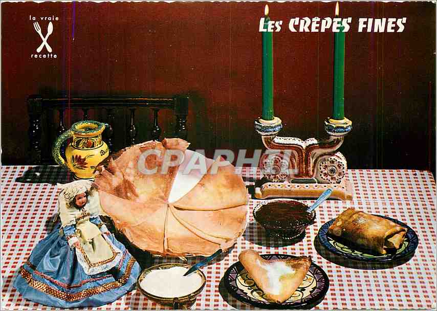 CPM Les Crepes Fines Preparation de la Pate a Crepes (Pour trente crepes enciron)