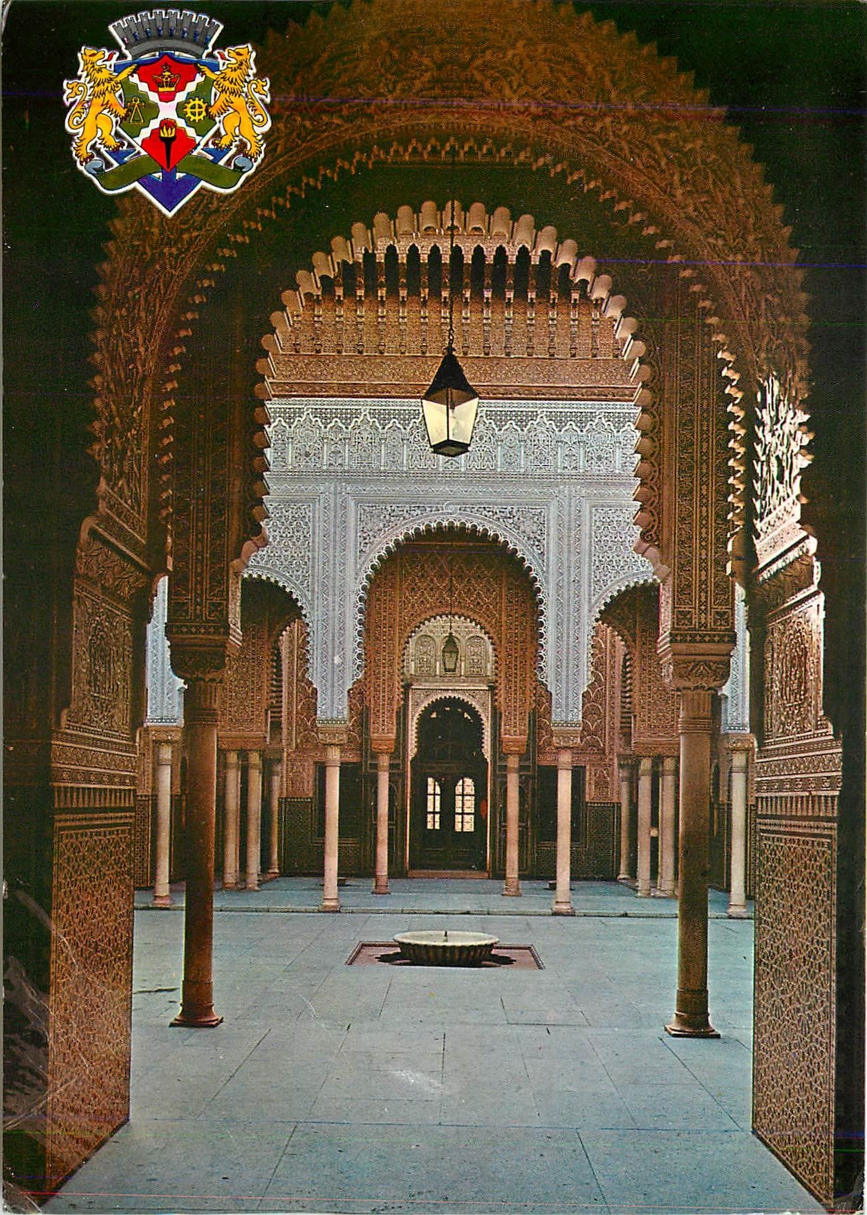 CPM Casablanca Armoiries de la ville et la Mahakma 