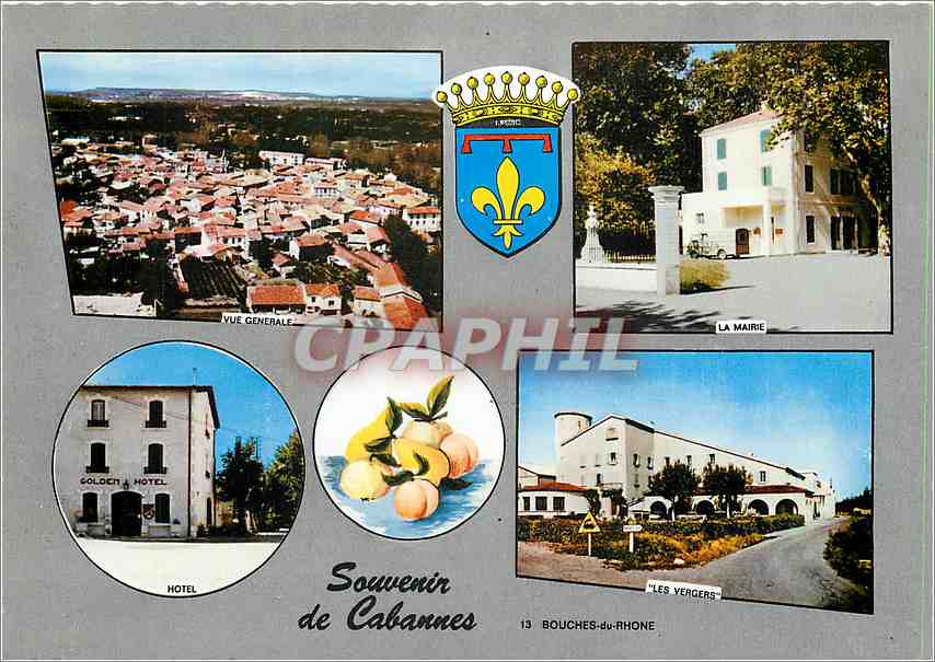 CPM Cabannes (B du Rh) Visiter son marche de fruits Renommee mondiale