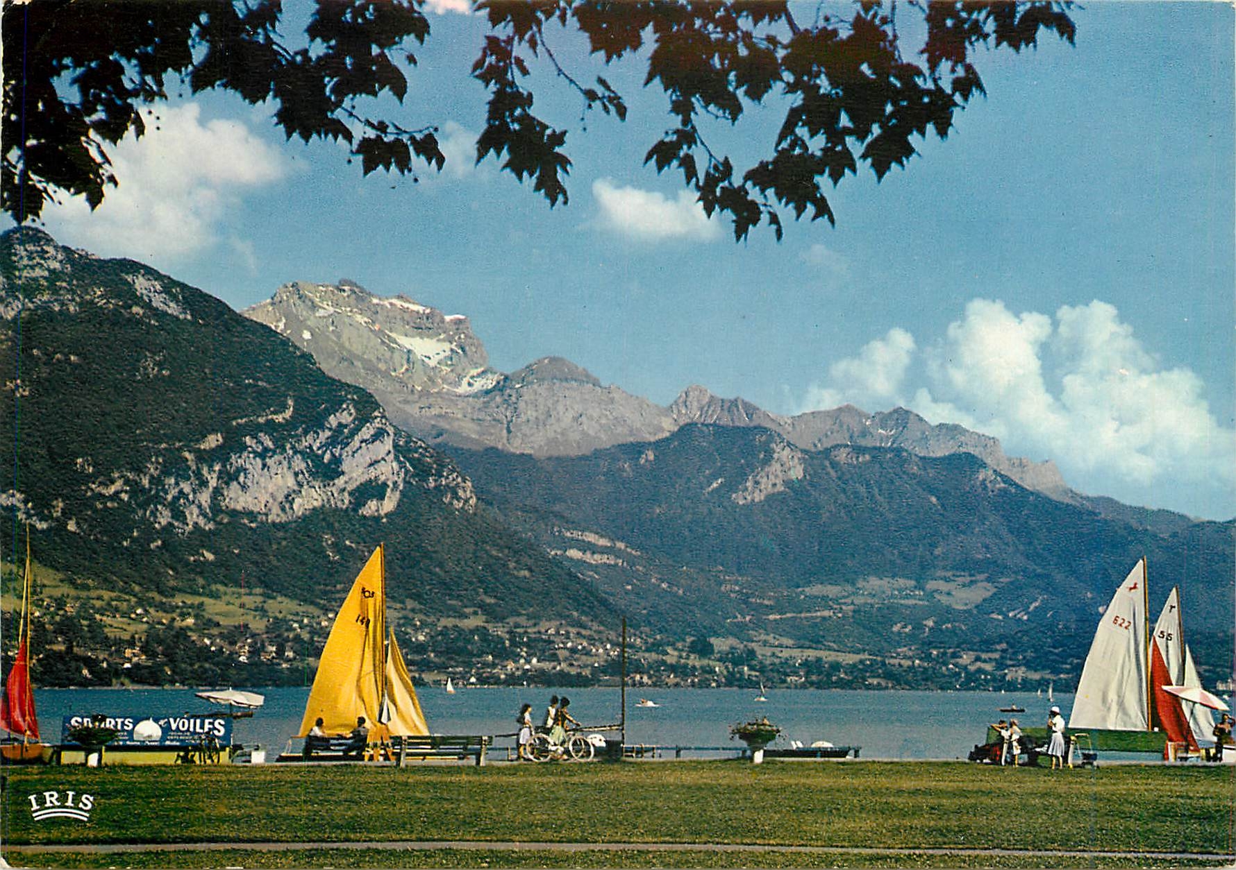 CPM Annecy depuis la Promenade du Paquier Panorama sur le Lac et le Massif de la Tournette (2657m)