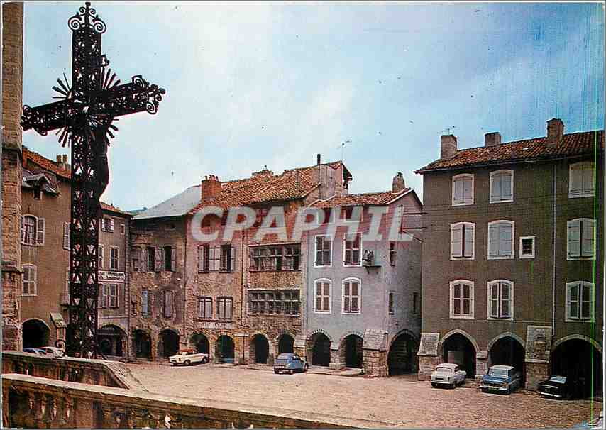 Villefranche-de-Rouergue — Place Notre-Dame — Verlag P. Aud & Cie
