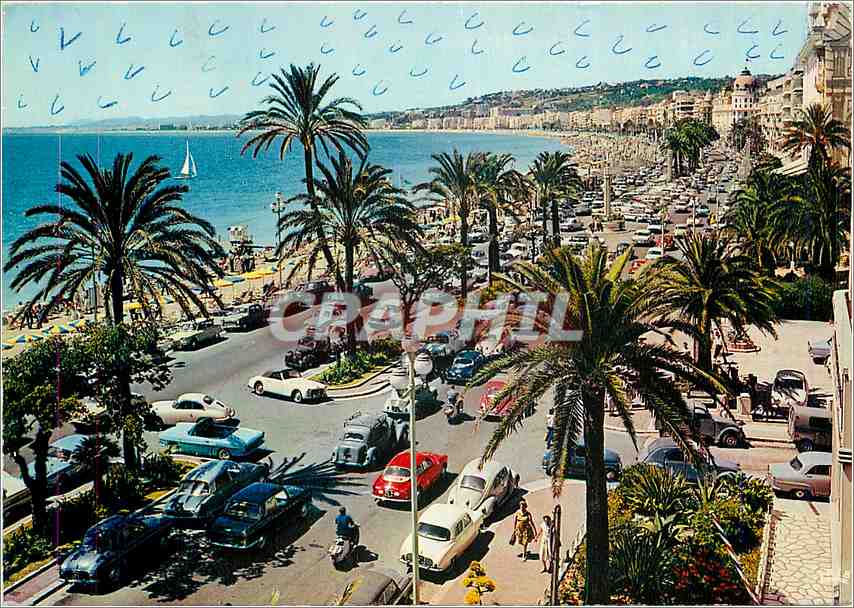 CPM La Cote d'Azur French Riviera Nice La Promenade des Angalais