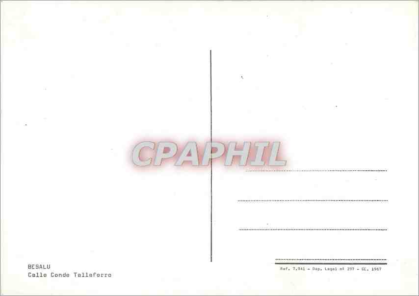 CPM Besalu Culle conde Talleforro — Rückseite