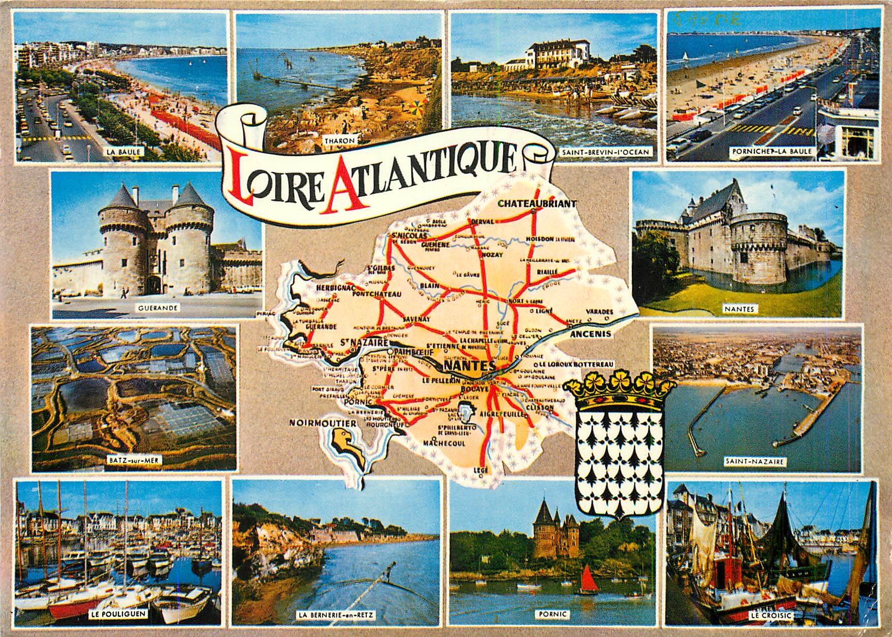 CPM La Loire Atlantique La Baule Tharon Saint Brevin L'Ocean Pornichet Batz sur Mer