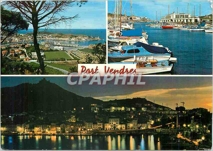 CPM En Parcourant le Roussillon Port Vendres Cote Vermeille vue generale Vue sur le port de Plaisanc