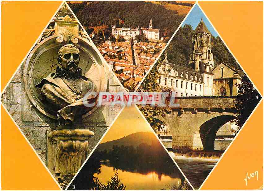 CPM Couleurs et Lumiere de France En Perigord Pays des Truffes et des Chateaux Bratone (Dordogne) Vu